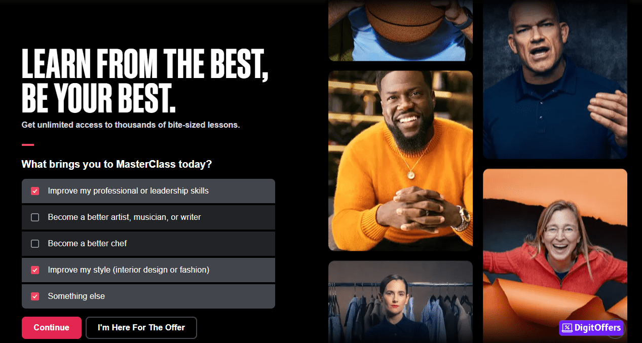 MasterClass Home Page 


