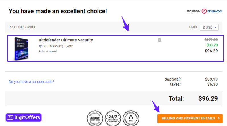 Apply Bitdefender Coupon Code