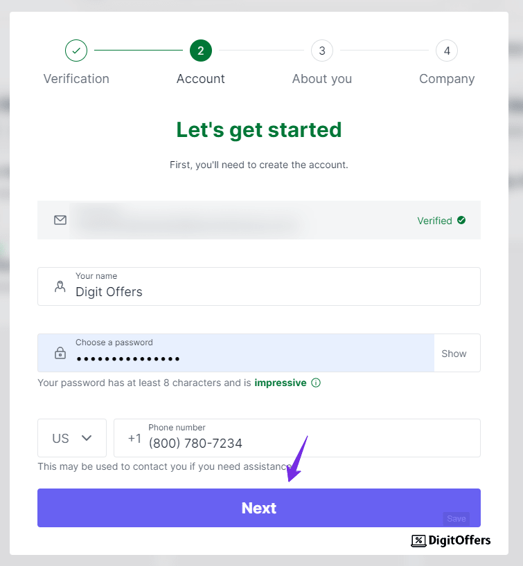 Create an account on Pipedrive