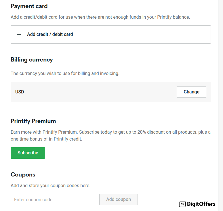 Printify Checkout