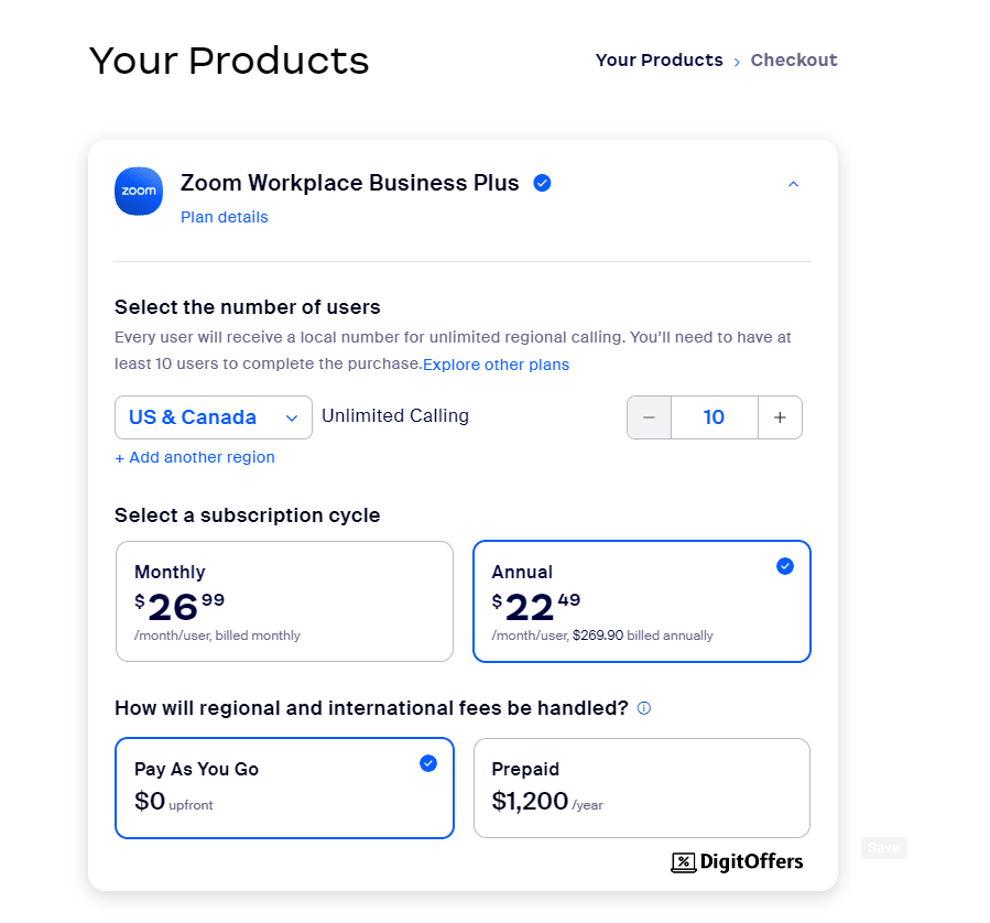 Zoom Subscription
