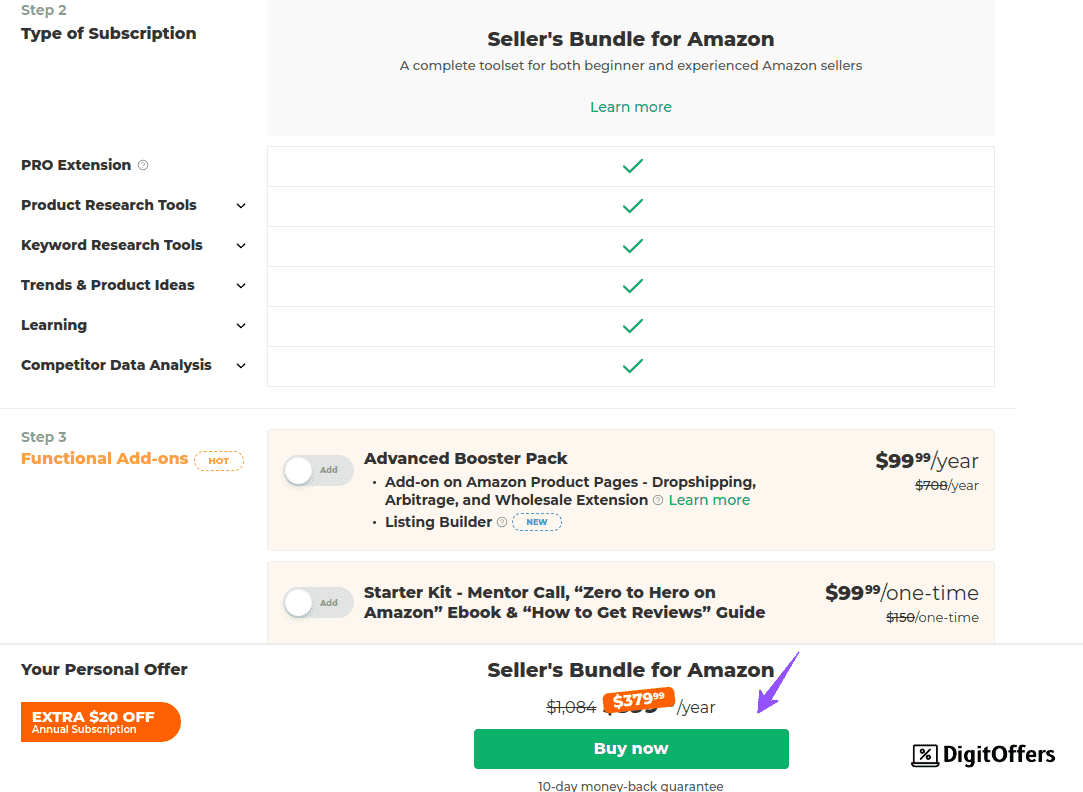 AMZScout Pricing Plans